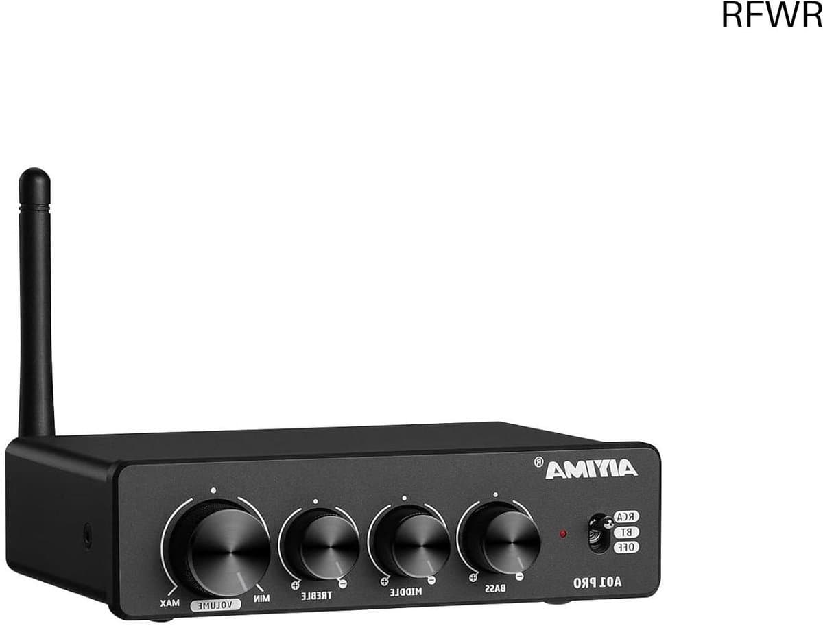 RFWR® Bluetooth 5.1 Mini Hi-Fi Stereo Versterker 100Wx2 voor Thuis Speakers — afbeelding 1