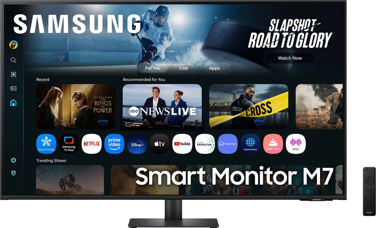Samsung Smart Monitor M7 LS43FM702UUXEN - 4K Smart Monitor - 43 Inch — afbeelding 1