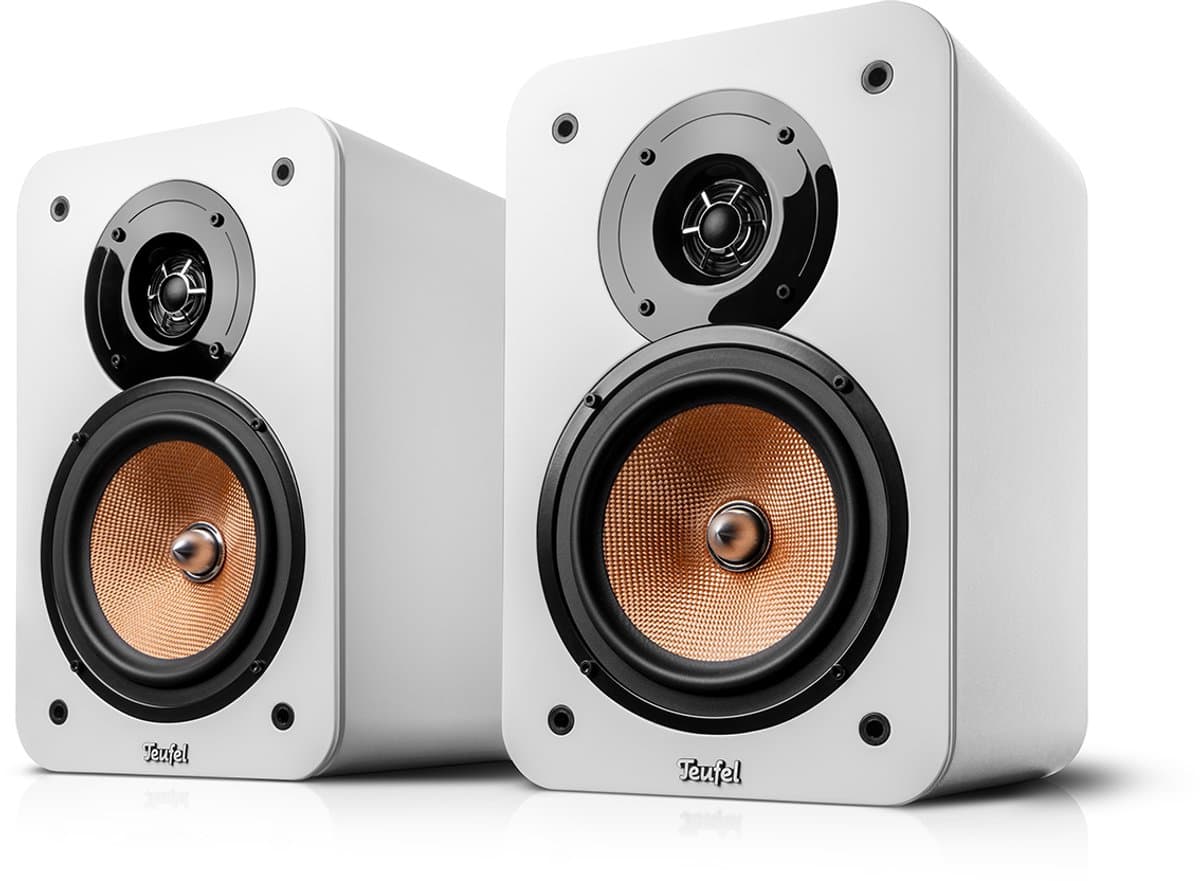 Teufel ULTIMA 20 - 2-kanaals hifi-boekenplankspeakers - 50 watt - set van 2 - Bassreflex-ontwerp - wit — afbeelding 1