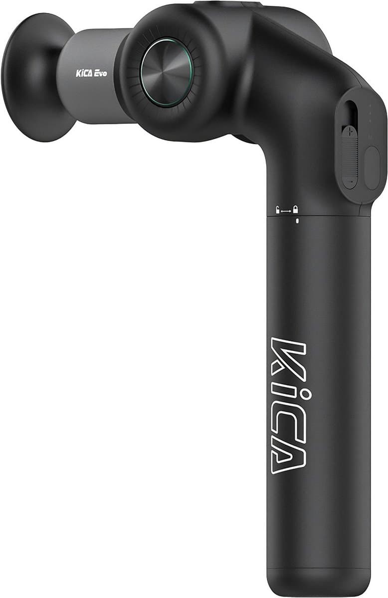 FeiyuTech KiCA EVO Massage Gun zwart kantelbaar verwarmbaar — afbeelding 1