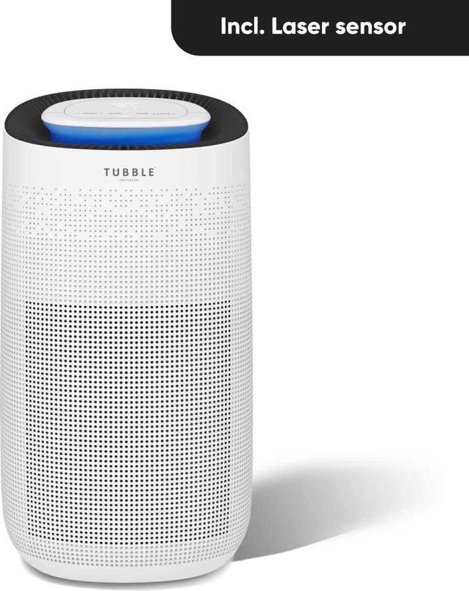 Tubble® Air Purifier Max Laser, Luchtreiniger, TRUE HEPA 360° filter technology, CADR 400, met fluisterstille slaapstand — afbeelding 1