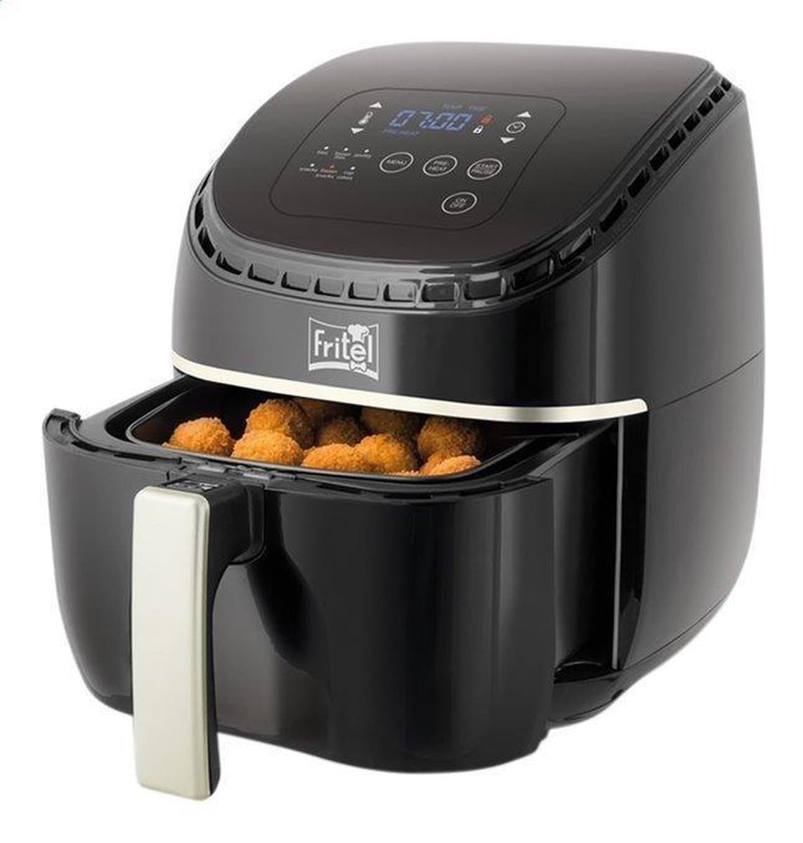 Fritel Snacktastic 4802 - Airfryer 3,2l + 1200g + 1450W - zwart — afbeelding 1