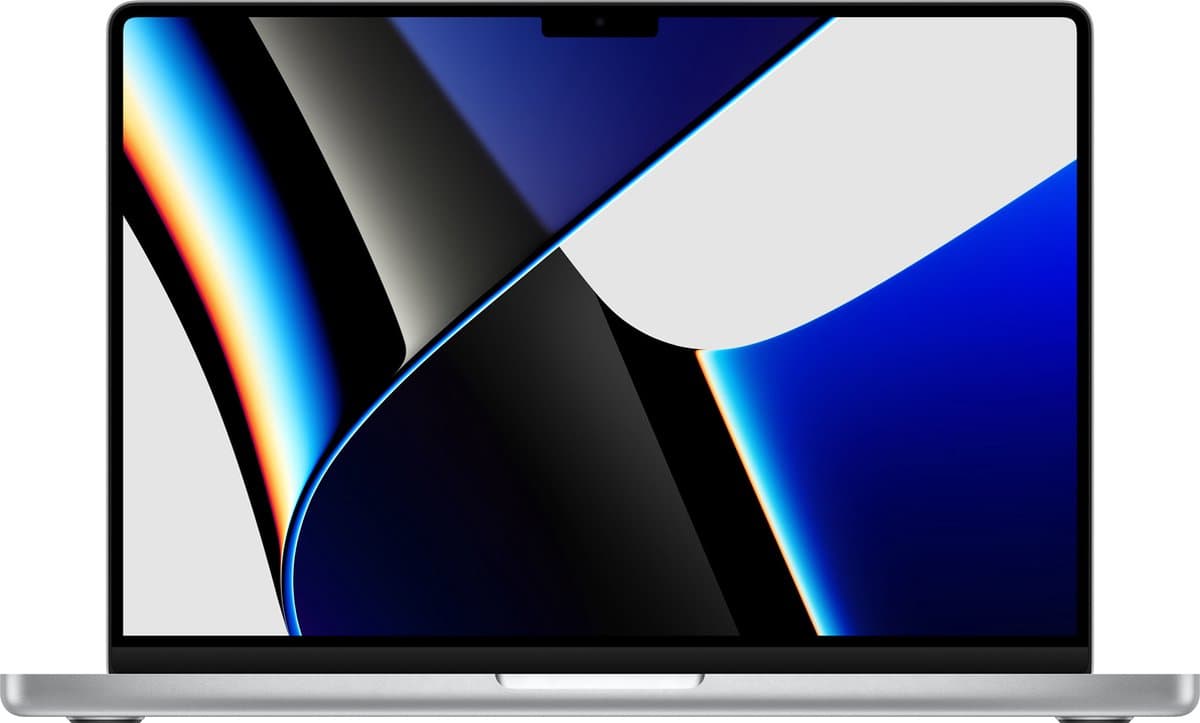 MacBook Pro, 14.2" Liquid Retina XDR, 3024x1964, 8-core Apple M1 Pro chip, 512GB SSD, 16GB unified memory, 14-core GPU, 3 x Thunderbolt 4, HDMI, 802.11ax, Bluetooth 5.0, Force Touch, macOS — afbeelding 1