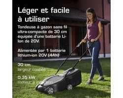 Alpina AL 3020 Li Kit 30 cm maaiaccu maaier - lader en 20V 4Ah accu meegeleverd