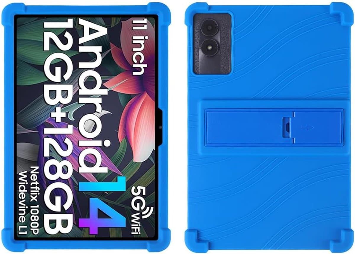 Case for Blackview Tab 90 WiFi, Adjustable Soft Silicone Kid Friendly Protective Case for Blackview Tab 90 Wifi Tablet - ShopVlot — afbeelding 1
