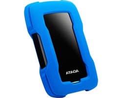 Externe Harde Schijf - Opslagstation Gegevens - Bestanden Opslaan - Schokbestendige Behuizing - 2 TB - Blauw