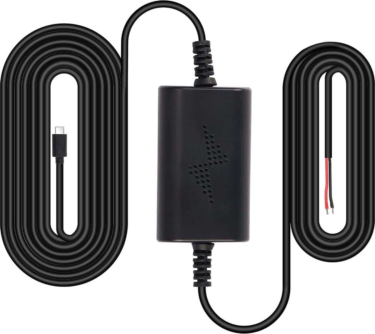 SnelShoppen - Fuses Kit voor Dashcam USB-C Type-C Voedingskabel 3m - 12V-36V naar 5V/2.5A - Voedingsoplossing voor Auto Dashcam — afbeelding 1