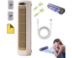 Persoonlijke Air Cooler - Ventilator Koeler - Persoonlijke Koeling - Stille Werking - 8 x 8 x 30 cm