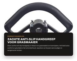 Handgreep Zacht Antislip - Universele Handgreep - Dempende Grip - Kunststof - Diameter 26 mm - Voor Grasmaaier/Bosmaaier - Tuingreep