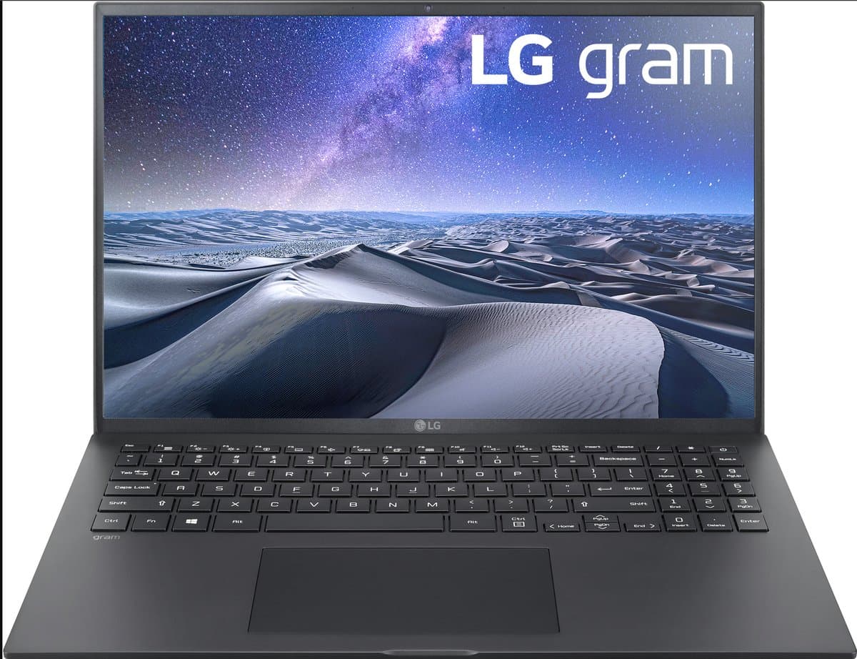 LG Gram - 16” Intel i7 - 16GB/512GB - black — afbeelding 1