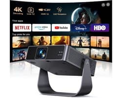 Mini Beamer - Compact - Autofocus - 360° Draaibaar - Voor Thuisbioscoop en Outdoor