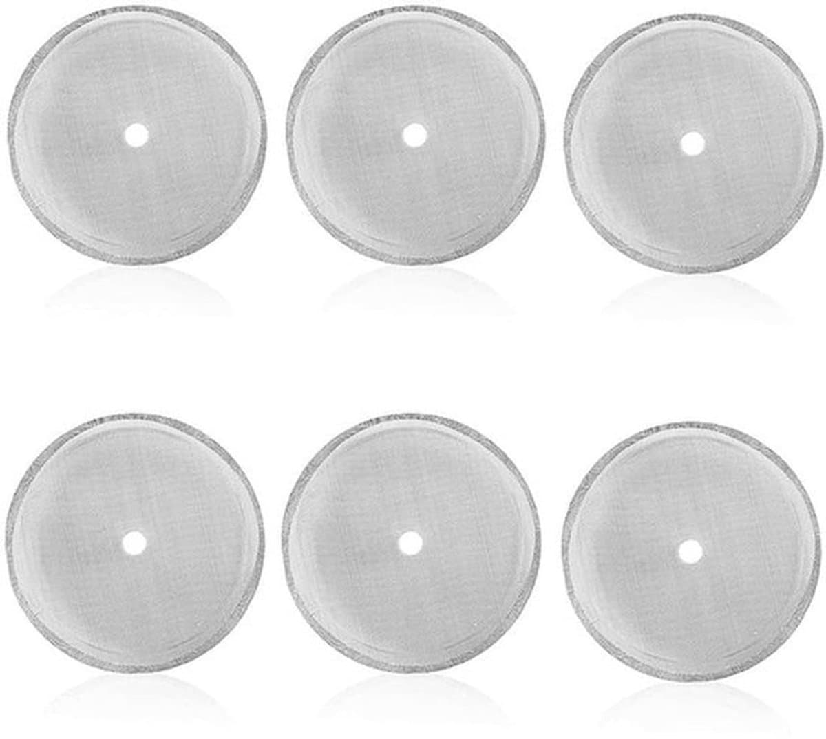ZEYNOMAX- Filterzeef 6 Stuks - Vervangende Filter - French Press Zeef - Roestvrij Staal - Diameter 9,6 cm - Voor Heerlijke Koffie - Koffiefilter — afbeelding 1
