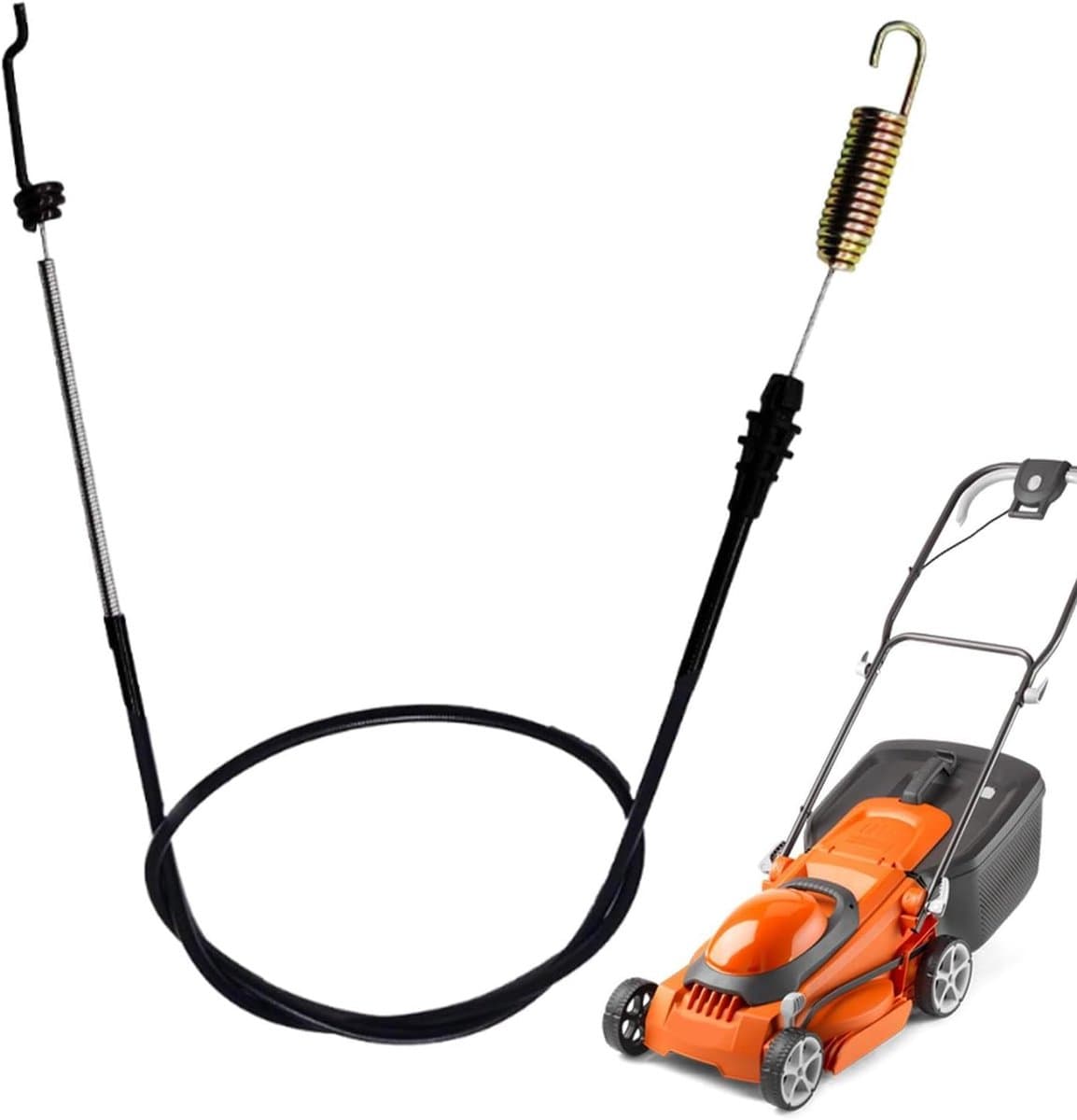 Grasmaaierkabel - Reserveonderdeel Maaier - Onderhoud Gazon - Naadloze Pasvorm - 76 cm Maaibreedte - Zwart — afbeelding 1