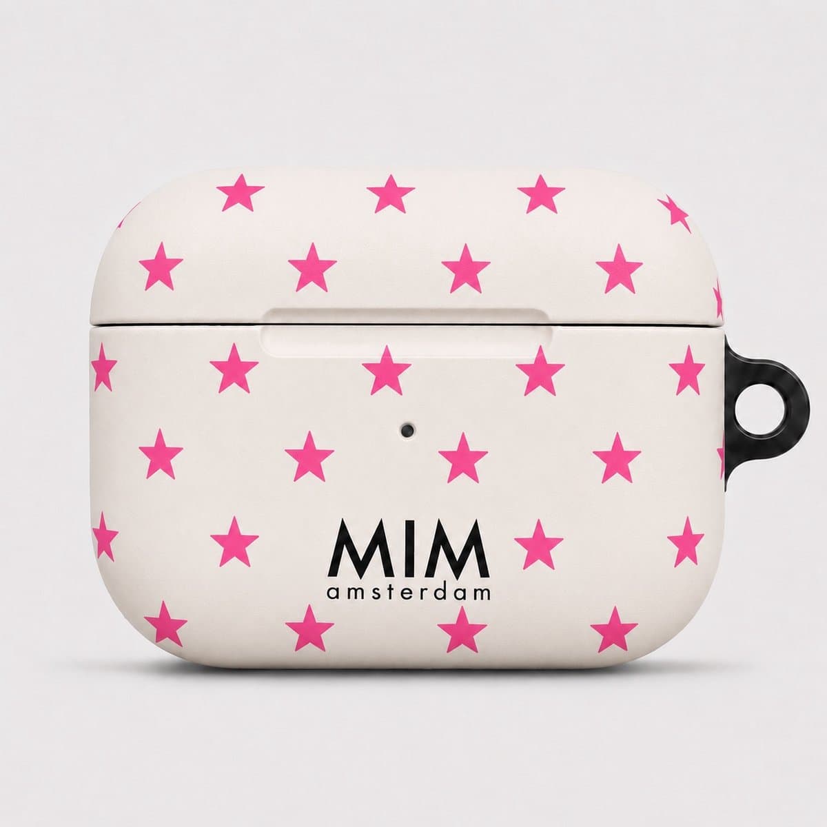 MIM Amsterdam - Pink Galaxy - Geschikt voor AirPods Pro 3 - AirPod hoesje - Sterren print - AirPod hoesje met print - Shockproof- Cover voor AirPods - Trendy AirPod case — afbeelding 1