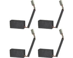 Dailygoods- Koolborstels D73 - 2 Paar - Carbon Borstels - Compatibel met Bosch Rotak 43/34 - Gazon Mover - Hoge Sterkte, Lange Levensduur - Carbonborstels