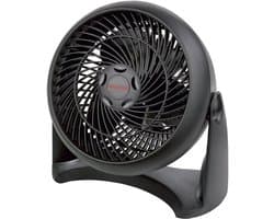 Tafelventilator Stil 3 Snelheden Krachtige Luchtcirculatie 90° Kantelbaar Wand- en Tafelmontage Zwart
