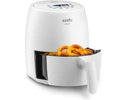 Heteluchtfriteuse - Olievrije Frituur - Gezond Koken - 360° Luchtcirculatie - 2 Liter - Wit