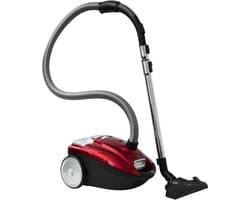 Inventum ST306RZA - Stofzuiger met zak - 3 liter - HEPA 13 - Snoerlengte 7 meter - Rood
