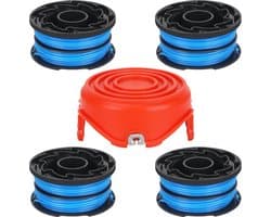 SnelShoppen - Dubbele Draad Spoel A6441 A6441-XJ A6442 Voor Grasmaaier, 12m Lengte Ø 1,5mm Met Rinse Deksel, Geschikt Voor Diverse Modellen