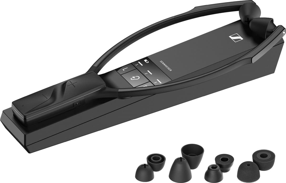 Sennheiser RS 5200 - kinbeugelset - In-ear TV oordopjes - tv hulpmiddel - zwart — afbeelding 1