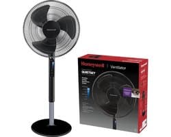 Advanced kantelende statiefventilator met QuietSet technologie - 5 snelheden - timerfunctie - 70° oscillatie - hoogteverstelling - afstandsbediening
