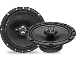 Caliber Auto Speakers - Autospeakers 16,5 cm - 30 mm Mylar Dome Tweeters - 240 Watt Totaal Vermogen - 2-weg Coaxiaal Luidspreker set (CDS6)