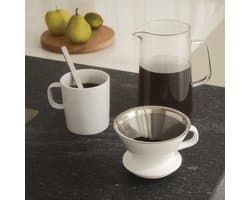 Alessi Slow Coffee-Filter-Filterhouder-en-Karaf