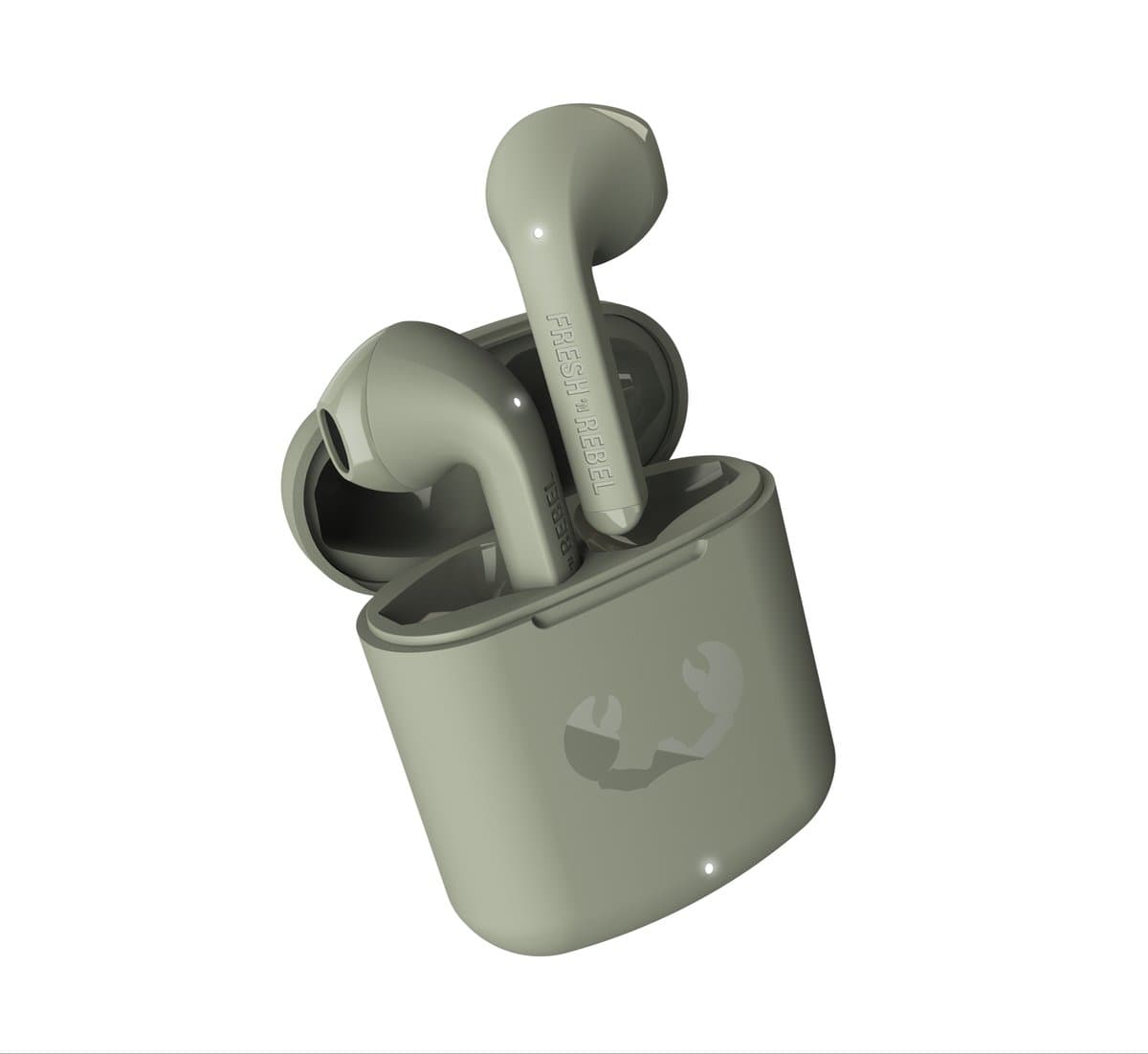 Fresh 'n Rebel Twins Core - Draadloze Bluetooth Oordopjes - Oortjes met 30 uur speelduur - Dried Green — afbeelding 1
