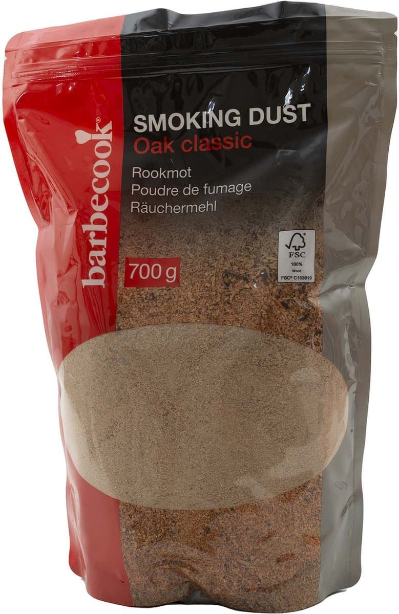Barbecook rookmot eik 700 gram — afbeelding 1