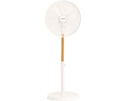 CREATE - Retro stijl 50 W draaiende staande ventilator - AIR STAND WOOD