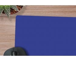 Muismat - Muismat xxl - Mousepad - Muismat blauw - Blauw - Effen - Muismat xl - Gaming muismat - 40x40 cm - Bureau onderlegger - Bureaumat - Muismat xxl blauw - Muismatten