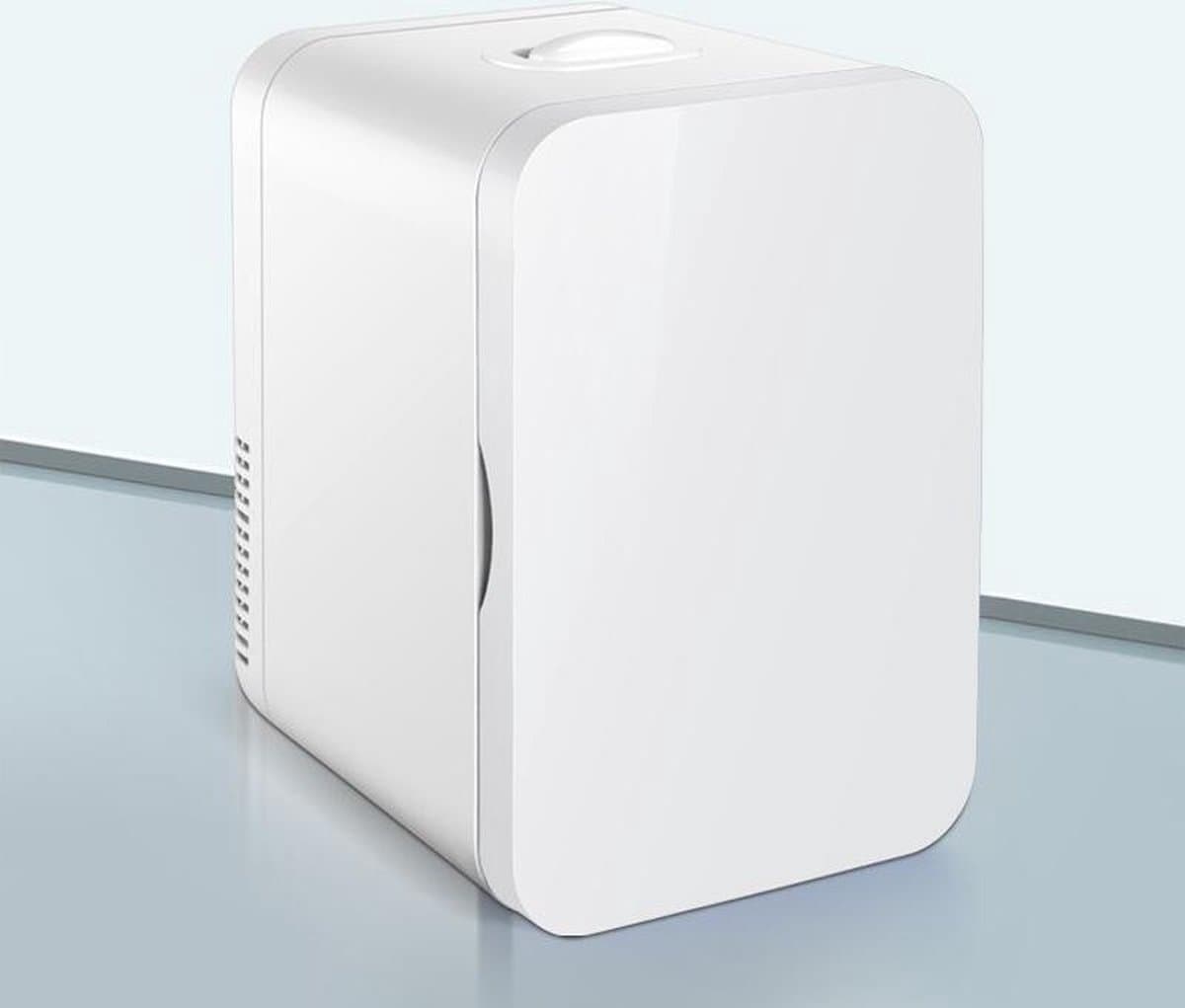 Longwell Mini koelkast 6L - Wit - Geschikt voor auto/camper/vrachtwagen met 12v en 220v stekkers — afbeelding 1