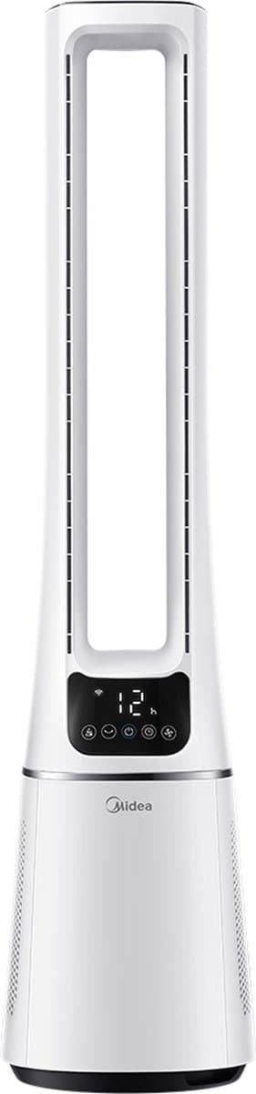 Midea - MFP-120 - 2-in-1 SensiCool torenventilator en luchtreiniger - Wit — afbeelding 1