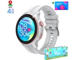 VUBIO 4G Kinder Smartwatch L1 - GPS - Incl. SIM - Videobellen - Wit