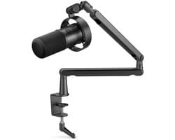 FIFINE - T688 - USB / XLR - Dynamische Microfoon - Met Boom Arm - Streaming - Podcasting - Gaming - Geschikt voor PS4 / PS5 / PC - Zwart