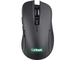 Trust GXT 923 YBAR - Draadloze Gaming Muis - RGB verlichting - Oplaadbaar - 7200 dpi - Zwart