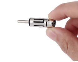 Antenneplug DIN-ISO verloop adapter - Autoradio Stereo ISO Din Antenne - Antennemast Adapter - Connector
