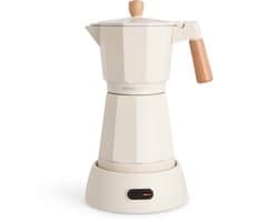 CREATE - Elektrische mokkapot met warmhoudfunctie - Gebroken wit - THERA MOKA ELECTRIC