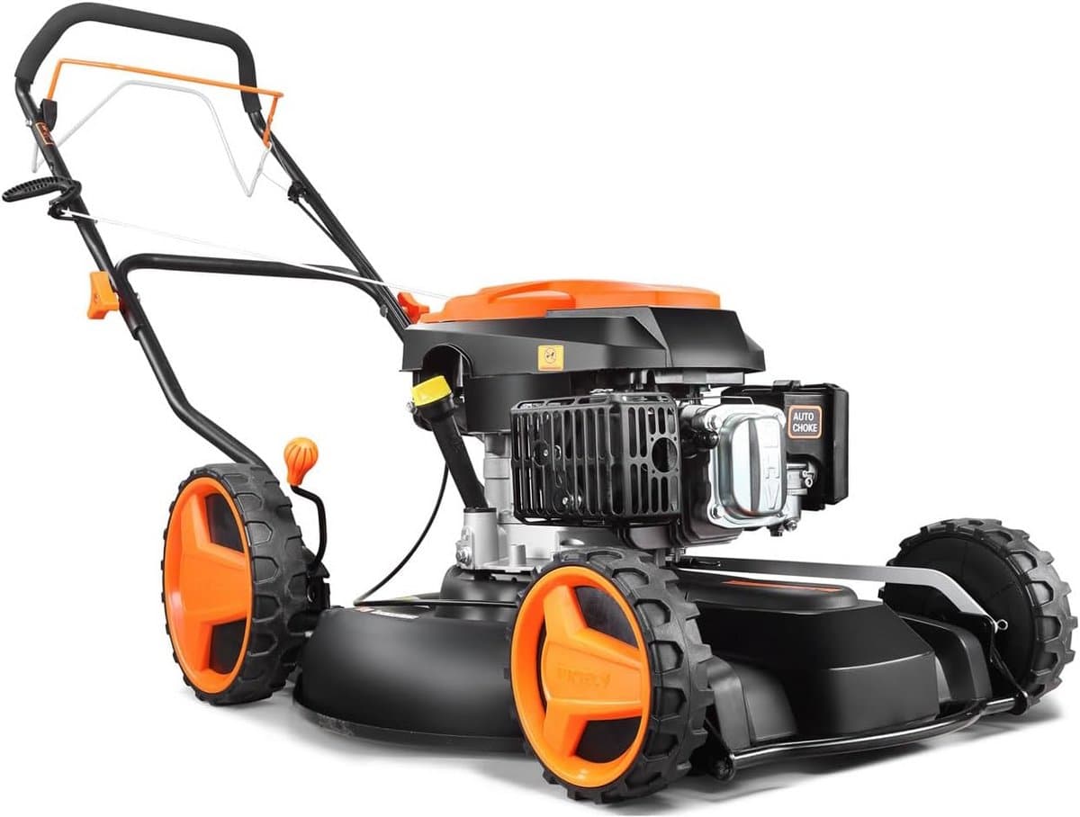Benzine grasmaaier 51 cm zelfaandrijving 196 cc motor professioneel — afbeelding 1