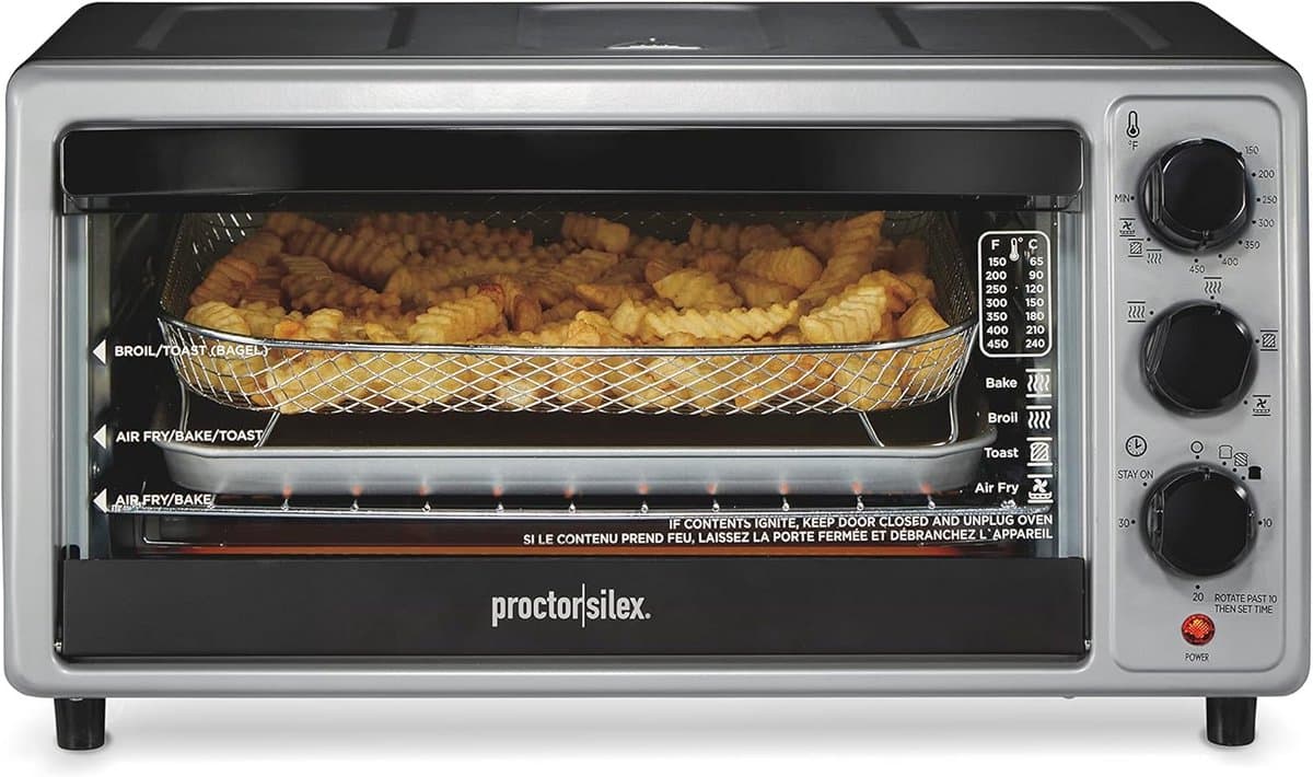 Luchtfriteuse voor combioven met vier functies - koken, bakken, grillen — afbeelding 1