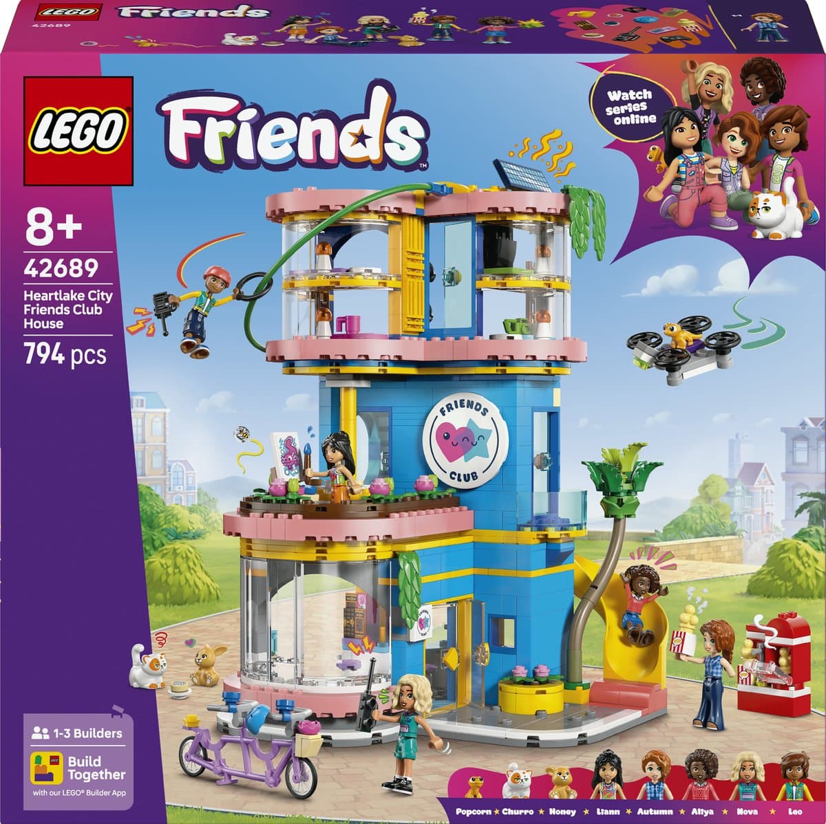 Lego Friends 42689 Heartlake City Clubhuis Bouwstenen — afbeelding 1