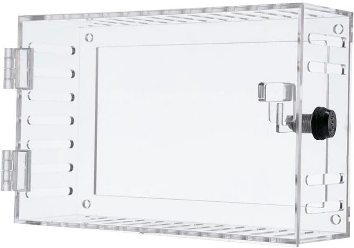 Vergrendelbare Thermostaat Beschermkast - Transparante Acryl Hoes met Combinatieslot — afbeelding 1
