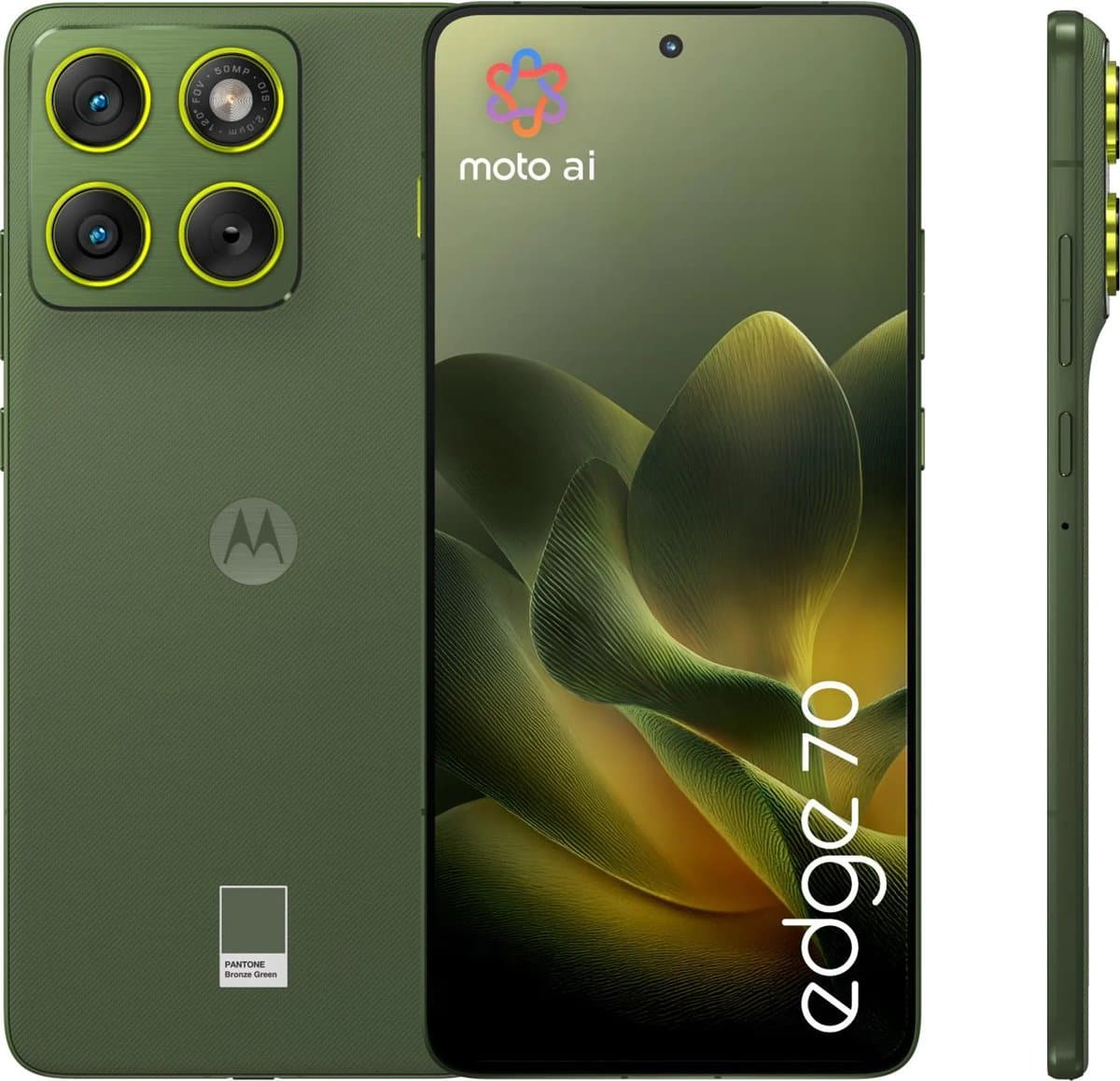 Motorola - Edge 70 - 512GB - Bronze Green — afbeelding 1