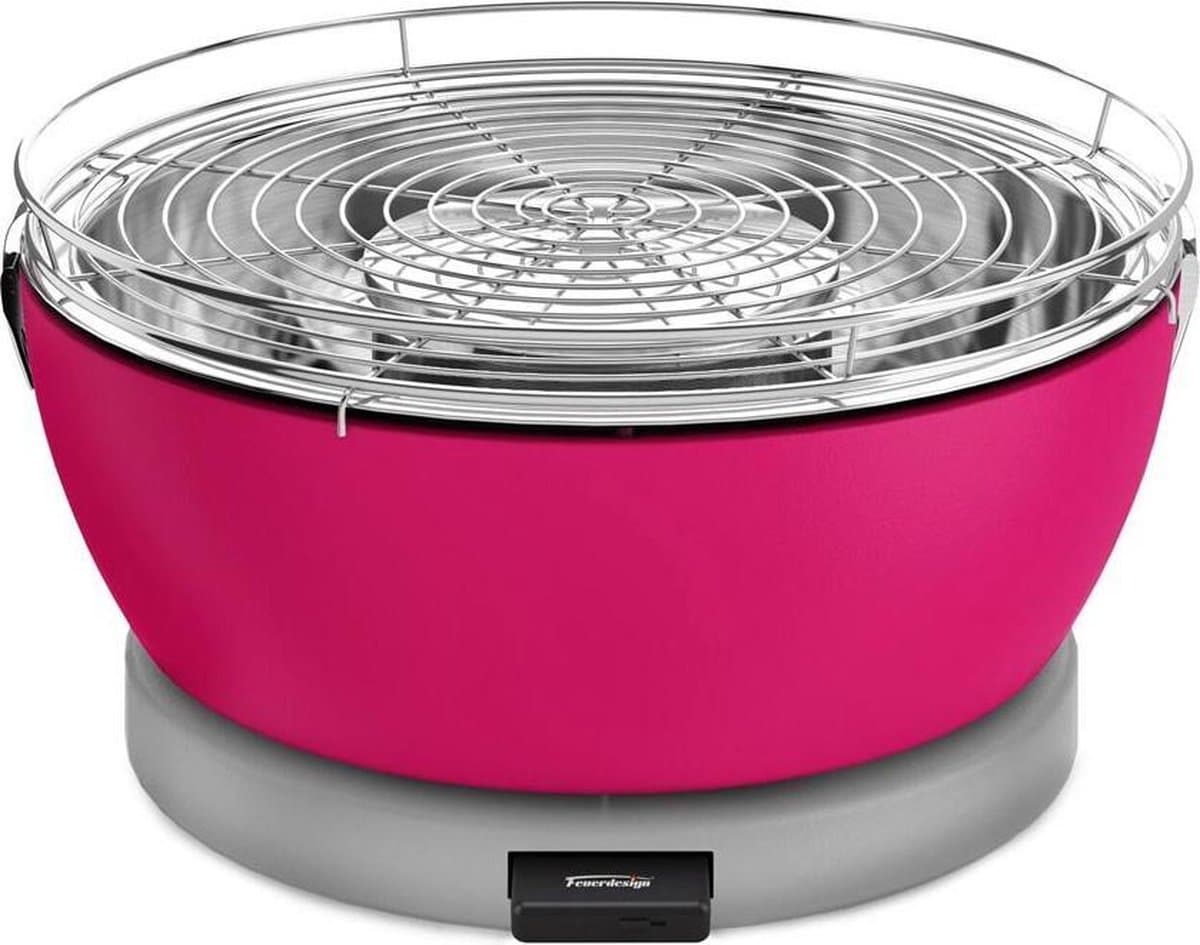 Feuerdesign Vesuvio Tafelbarbecue - Fuchsia — afbeelding 1