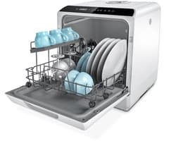 Mini vaatwasser compact 5L aanrechtmodel met touch bediening stil ontwerp voor kleine keukens