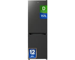 CHiQ CBM162DGD - Koel-vriescombinatie - 157 Liter - Klasse D - Praktische indeling - Elektronische Bediening - 12 jaar garantie op compressor