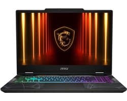 MSI Cyborg A15 AI B2HWGKG-248NL AMD Ryzen™ 9 270 Laptop 39,6 cm (15.6) Full HD 16 GB DDR5-SDRAM 512 GB SSD NVIDIA GeForce RTX 5070 Wi-Fi 6E (802.11ax) Windows 11 Home Zwart