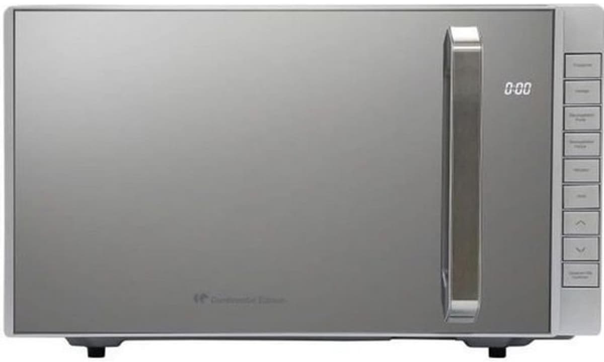 Magnetron 23 liter - zilver - met digitale timer en 8 programma's — afbeelding 1