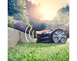 Robotmaaier – Grasmaaier – Automatische Grasmaaier – Snoerloze Maaier – Tuinrobot – Compact Model Voor 80 m² – Li-ion Accu 2 Ah & Obstakeldetectie Met Camera