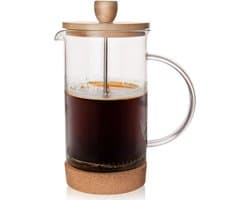 Cafetiere Glas 1 l - French Press Koffiezetapparaat - Koffiemaker - Koffie - Koffiepot - Theepot